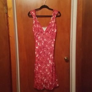 Womens Sleeveless V-Neck Dress Size 10
